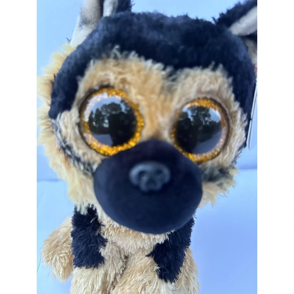 TY Beanie Boo SPIRIT the German Shepher dog Toy Glitter Eyes 6